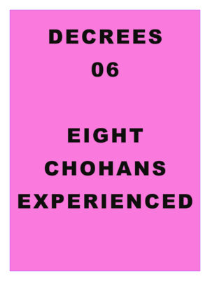 DECREE 06: Decrees to Chohans, Experienced